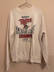 【80's USA製】BELTON Minnesota Twins 1987 ワールドシリーズ チャンピオン スウェット