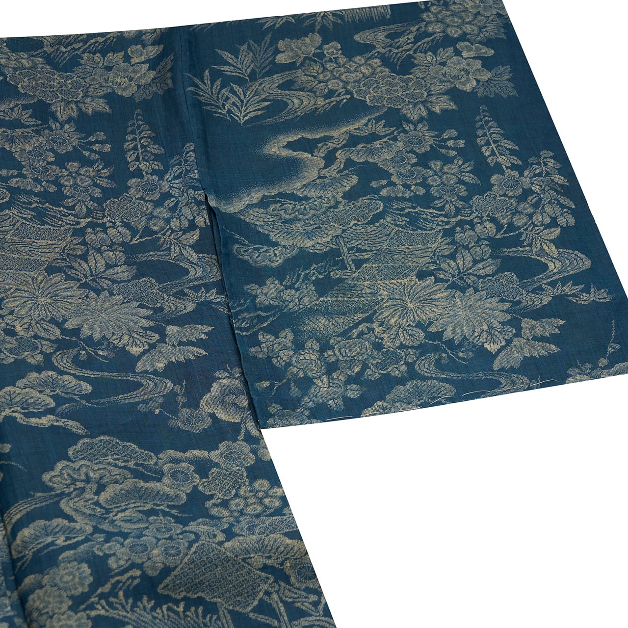 重要無形文化財越後上布 長板中形染 単衣着物【未着用品】 | かわの屋