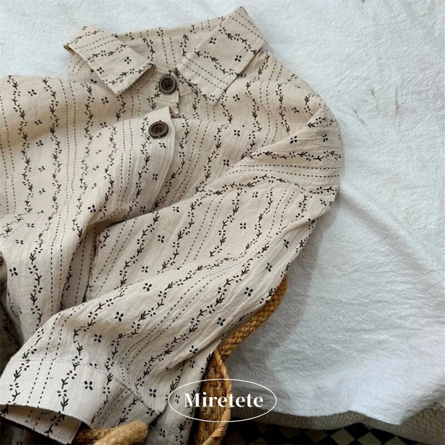 【取寄】花柄を着こなすおしゃれboyになれる花柄シャツ