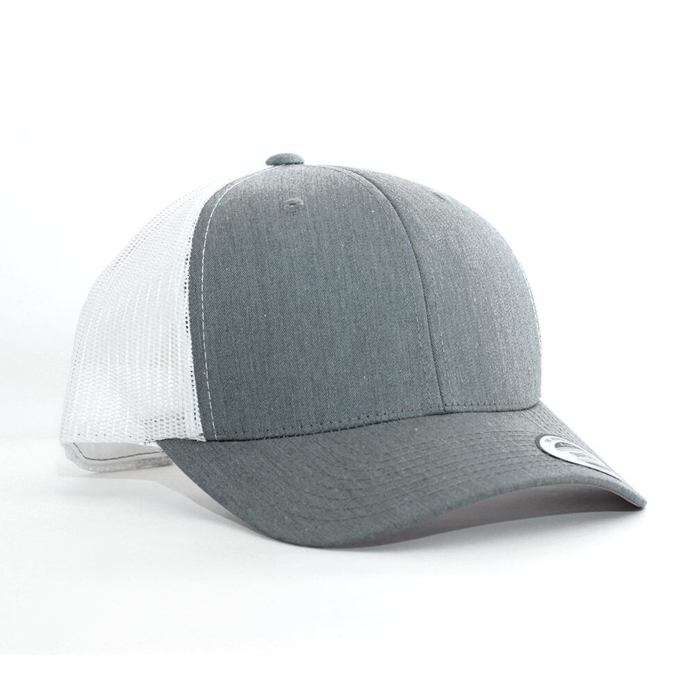 メッシュキャップ 帽子 Flexfit Retro Trucker 2-Tone グレー系 6606T