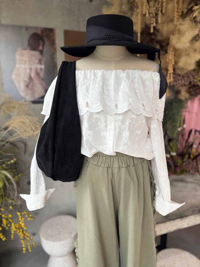 （select）フリルスウェットパンツ