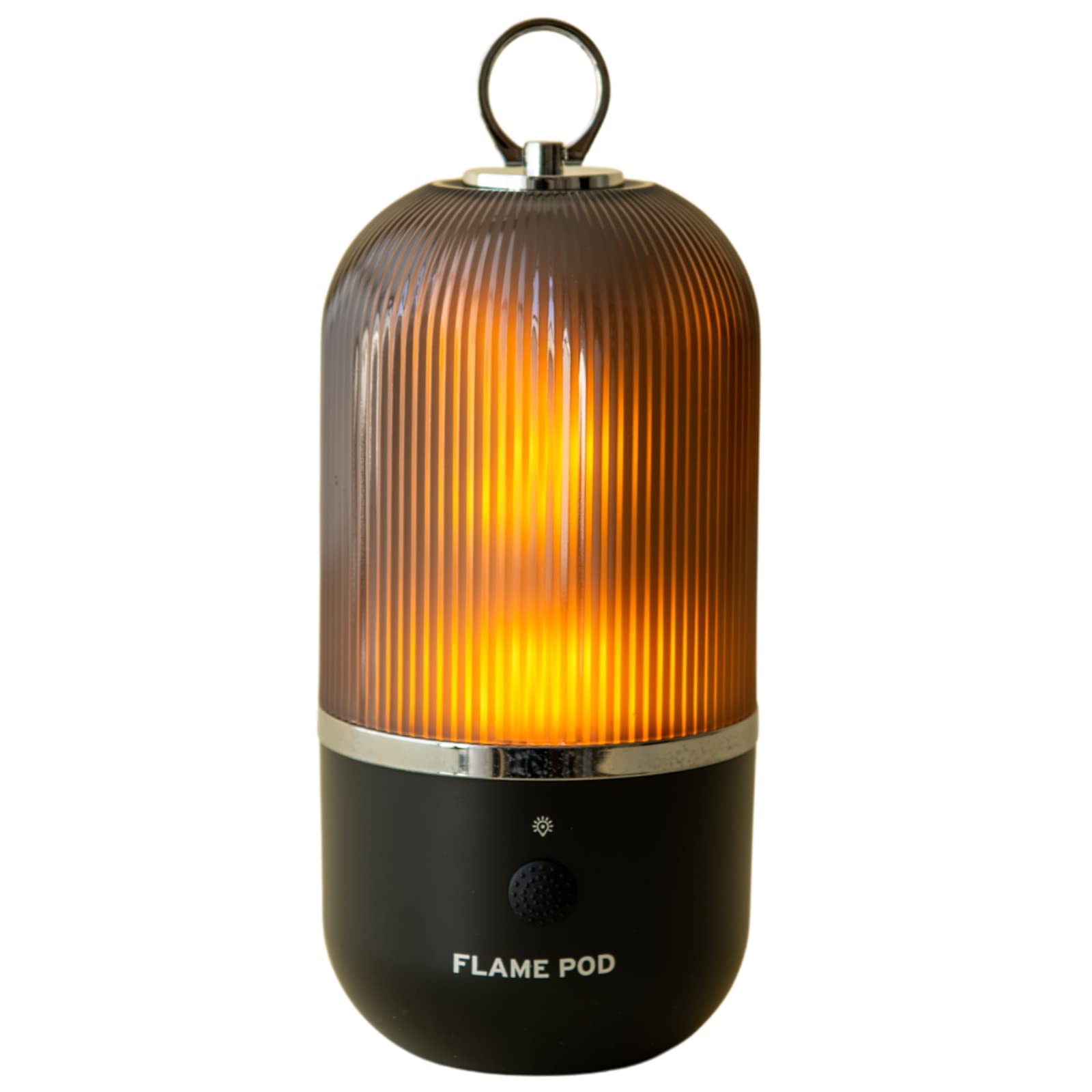 【特価処分】IDEALL FLAME POD ( フレイムポッド ) LEDランタン 防水 USB充電 15時間連続使用 暖色 グランピング べランピング ブラック