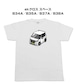 【ekクロス スペース B34A/B35A/B37A/B38A 】イラスト入りTシャツ 車好き 納車祝い プレゼント グッズ カスタム【送料無料】