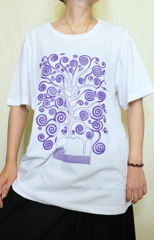 命溢れるクジラ　Ｔシャツ