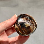 ブラックオパール(グレーオパール)*パーム2*コモンオパール*天然石インテリア*置き物