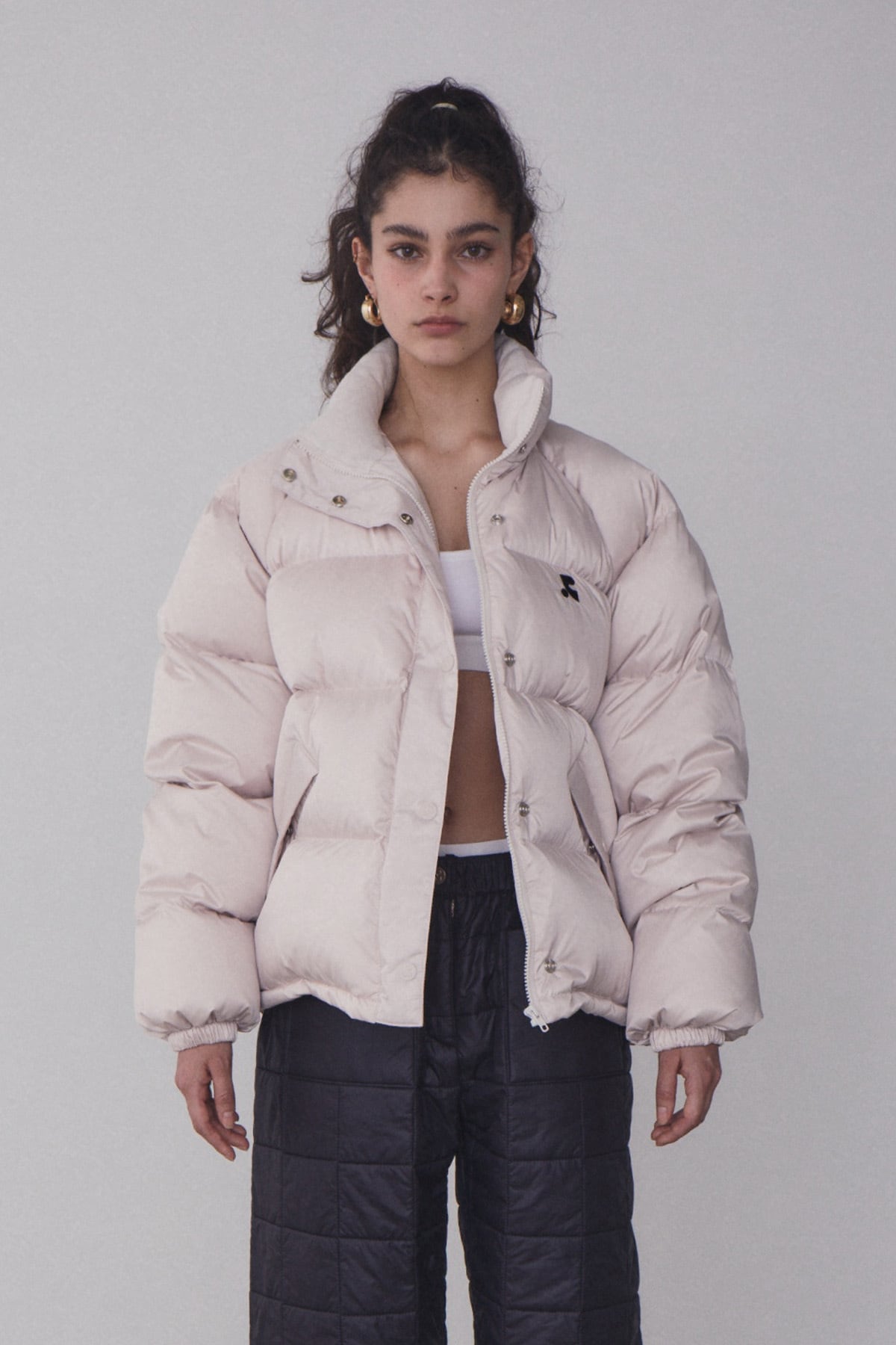 rest & recreation] (W)RR OVERSIZED DOWN JACKET - PINK 正規品 韓国