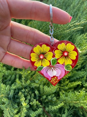 ペトリキフカ・キーホルダー(ハート)