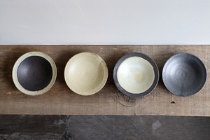 牧野潤 リム豆皿 Ao 水玉 牧野潤 リム豆皿 Ao 水玉