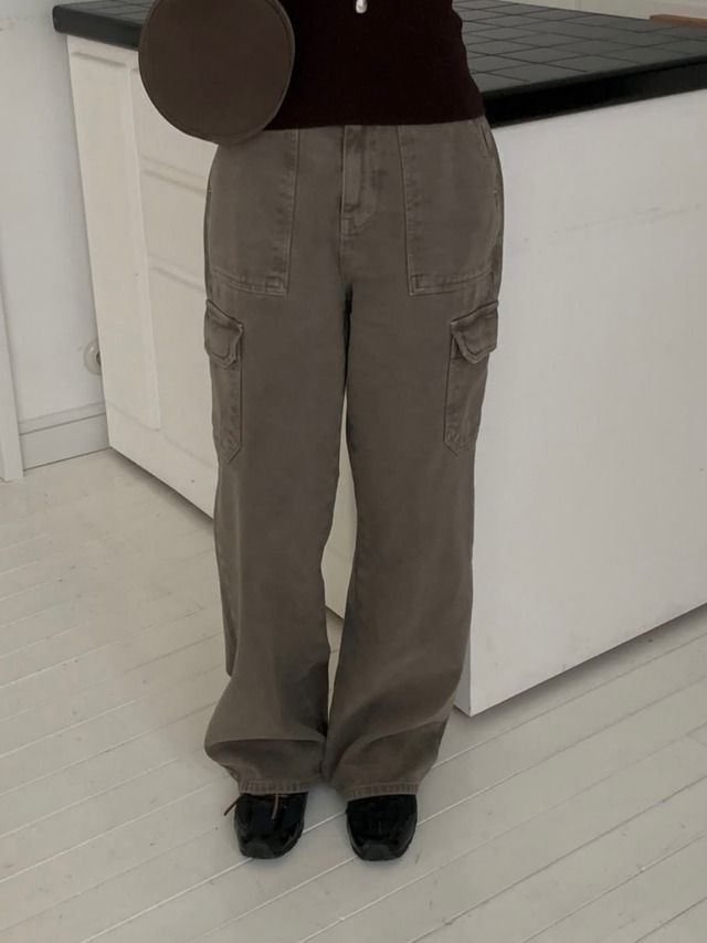 (予約) miel / 118 Cargo dyeing pants 1color