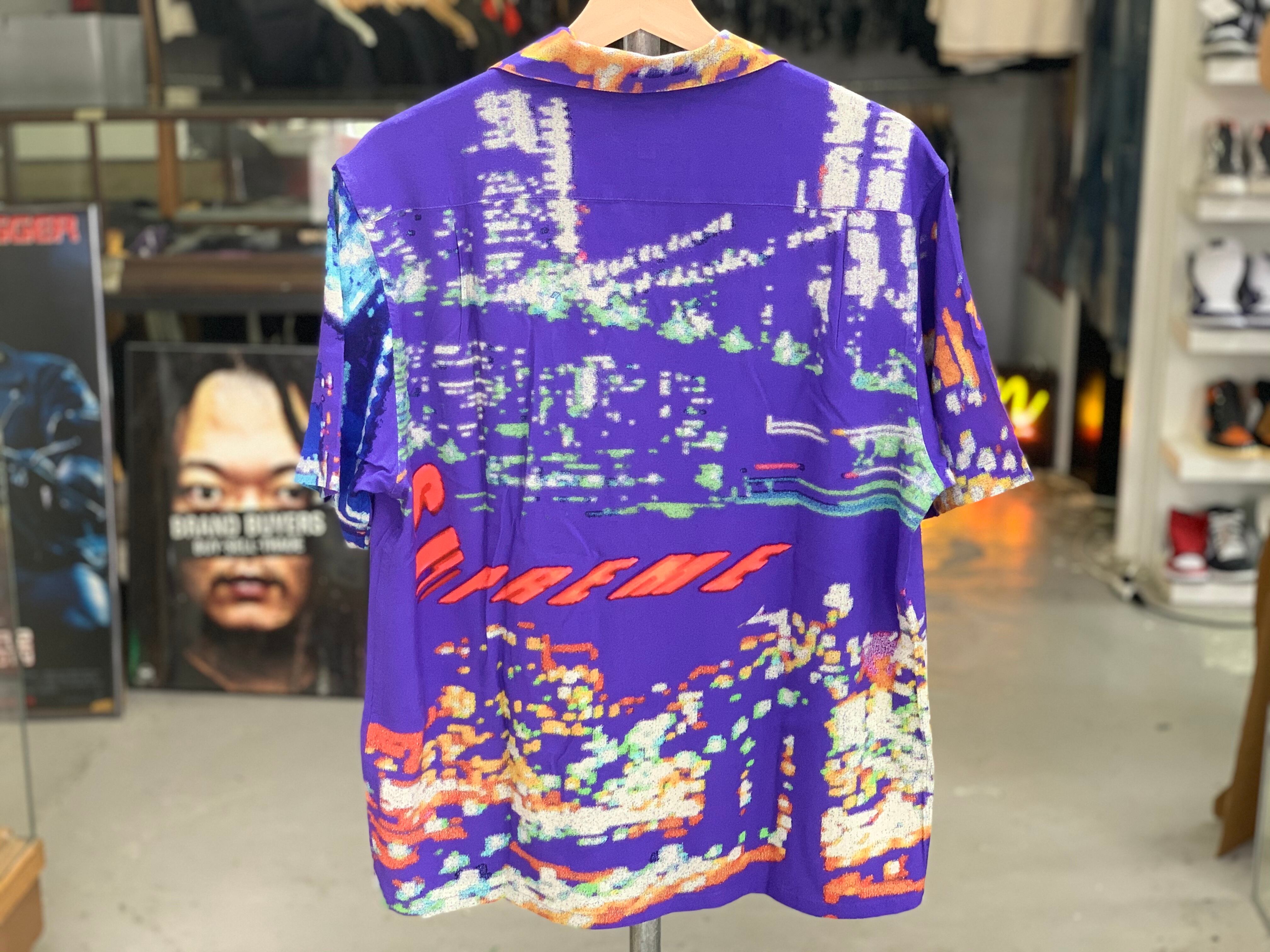 30％OFF Supreme 20SS CITY LIGHTS RAYON SHIRT PURPLE SMALL 77.5 ...