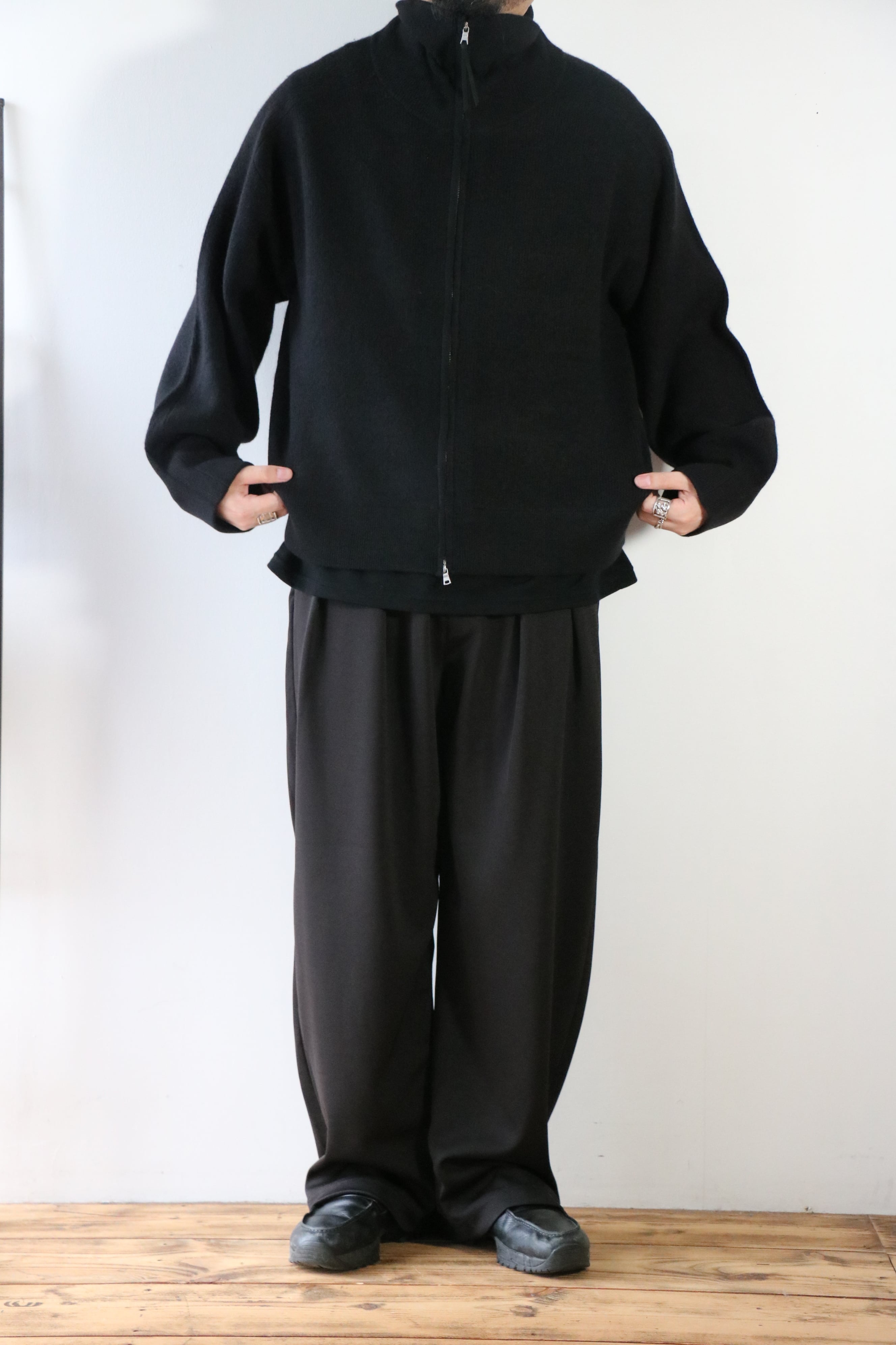 Ancellm -DRIVERS KNIT- / ANC-KN40 / アンセルム ドライバーズニット