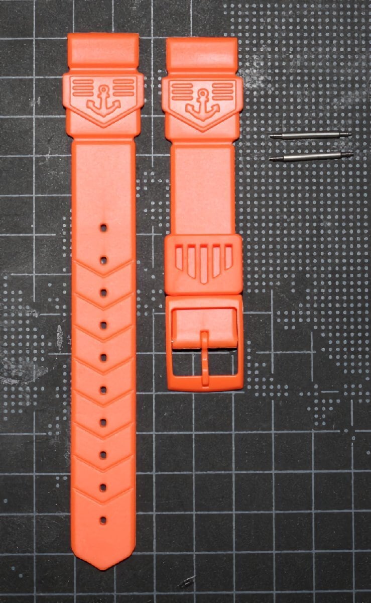 新品ベルト✨　希少　タグホイヤー　フォーミュラ　オレンジ　373.508 TAG Heuer - 新品ベルト✨ 希少 タグホイヤー フォーミュラ オレンジ