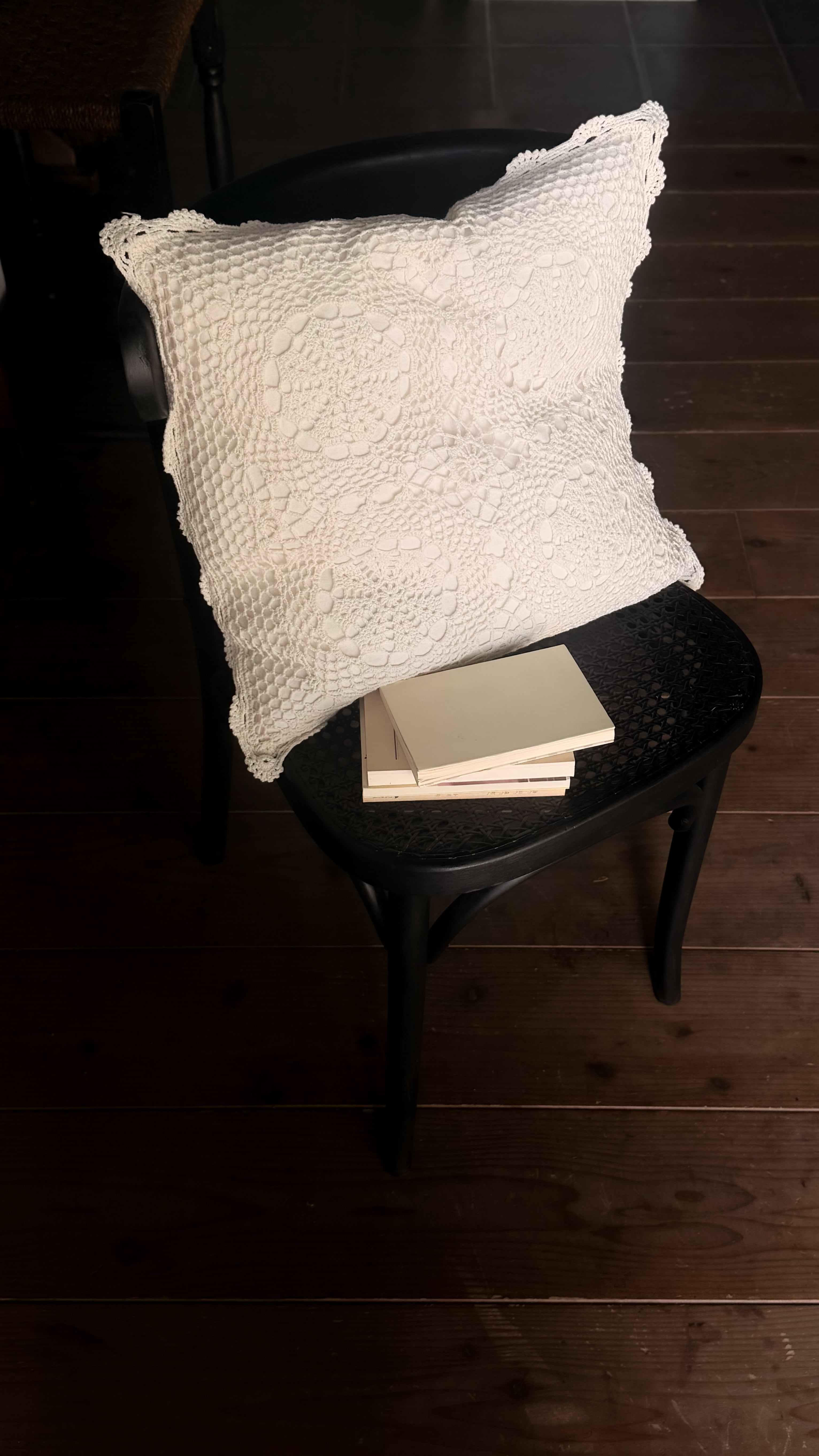 vintage cushion cover Sand Lace