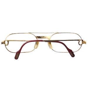 vintage Cartier double bridge glasses “Santos”