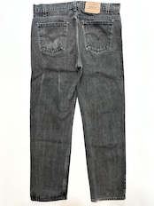 90s Levi’s 505 BLACK DENIM PANTS MADE IN USA Size W38L30→W37.5L30