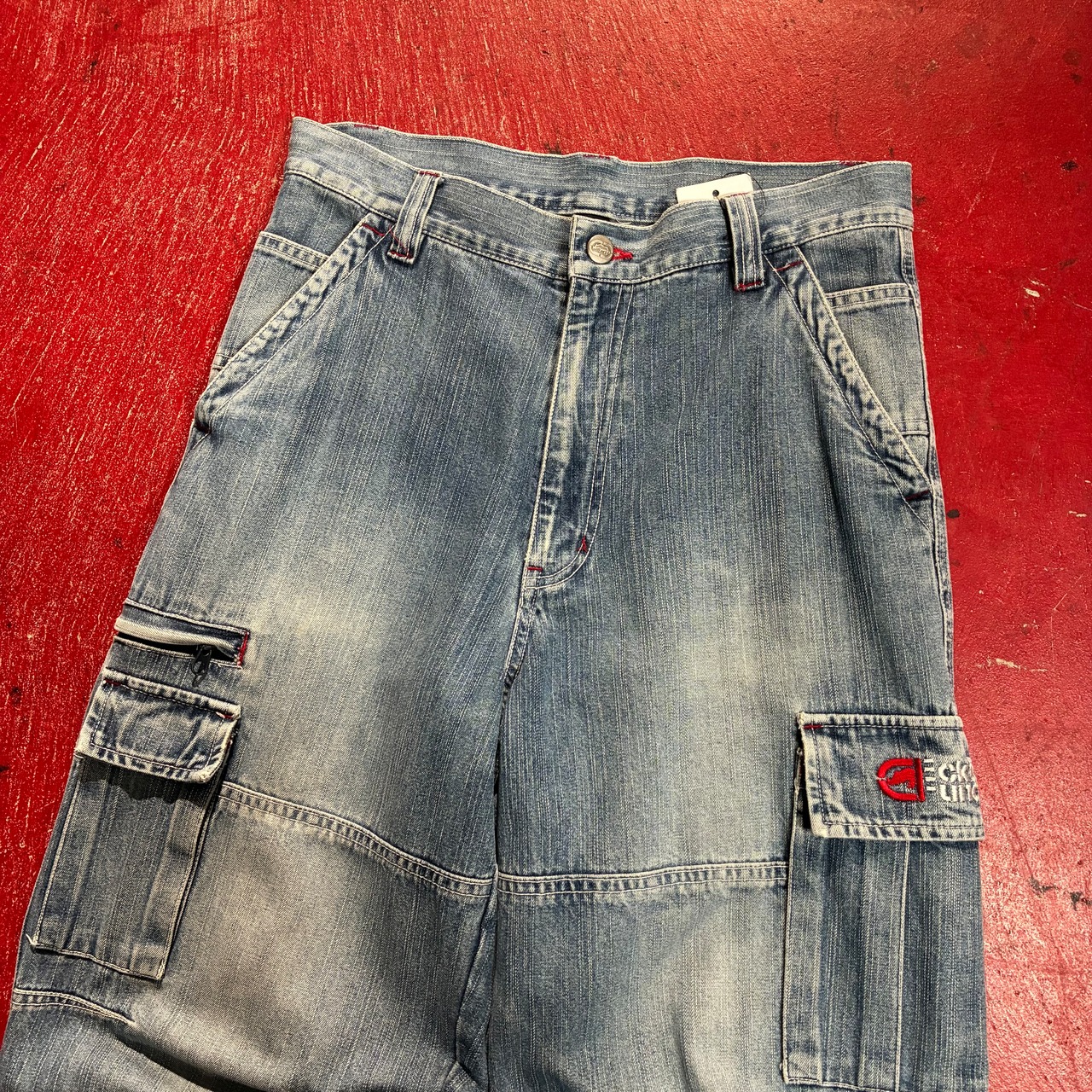 ECKO FUNCTION Hip Hop カーゴデニムパンツ　エコー　