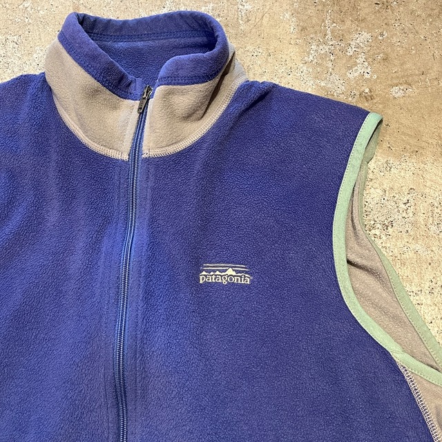 PATAGONIA FLYER FLEECE VEST PURPLE M 2000 MODEL