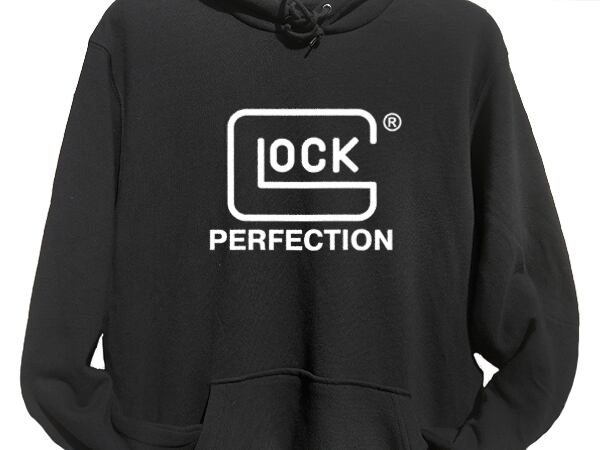 GLOCK グロック 黒色 パーカー 選べる5サイズ S,M,L,XL,XXL 送料無料 