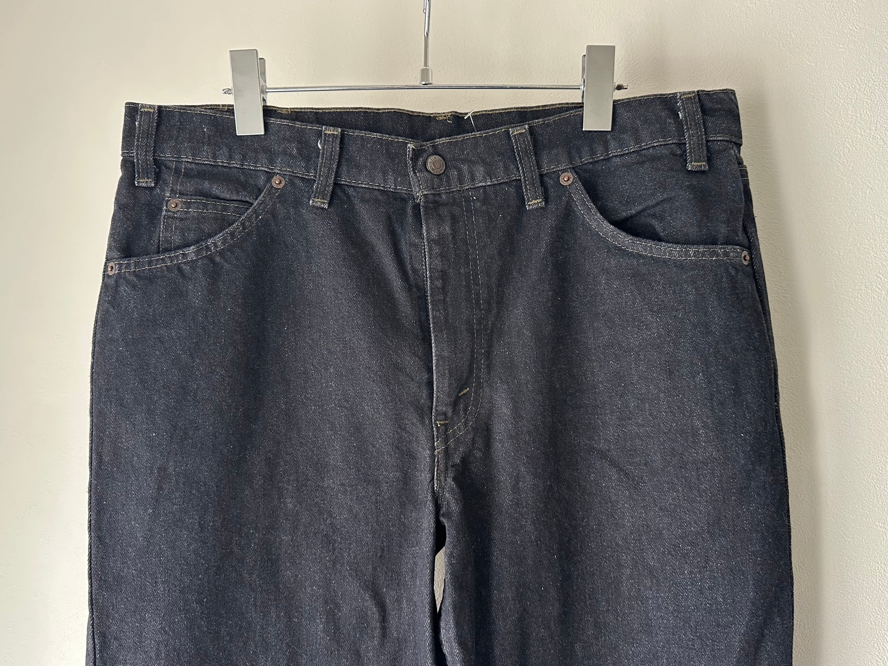 Levi's 918 Black（先染め・Deadstock） size 36×29.5（表記