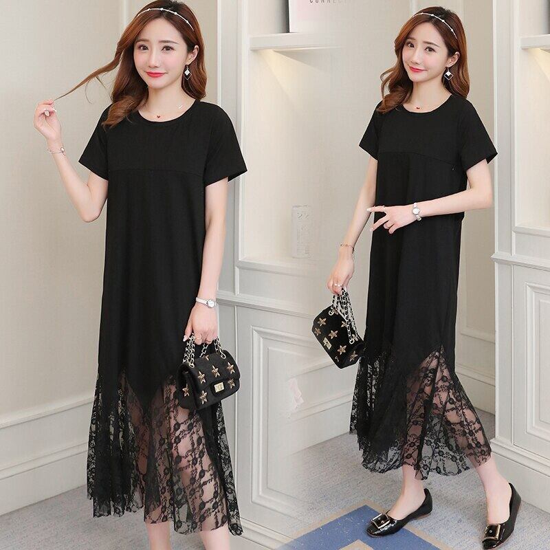 【新作】【送料無料】 マタニティ服夏マキシドレスラウンドカラー半袖ルーズスタイリッシュドレス妊婦妊娠服 ショート ハーフスリーブ サマー 夏物 AL expec326719076614