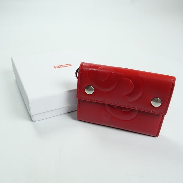 Size【フリー】 SUPREME シュプリーム 25SS Leather Chain Wallet Red