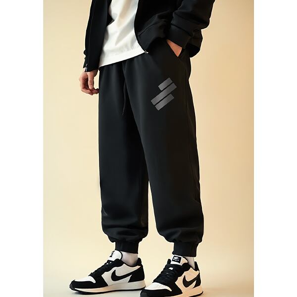 Wide silhouette sweat pants P041