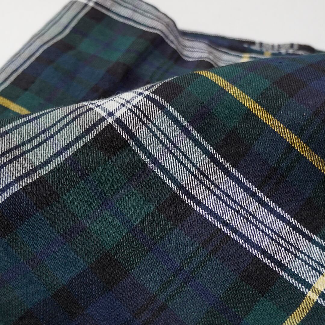 ichiAntiquites イチアンティークス LINEN WOOL TARTAN CHECK JACKET