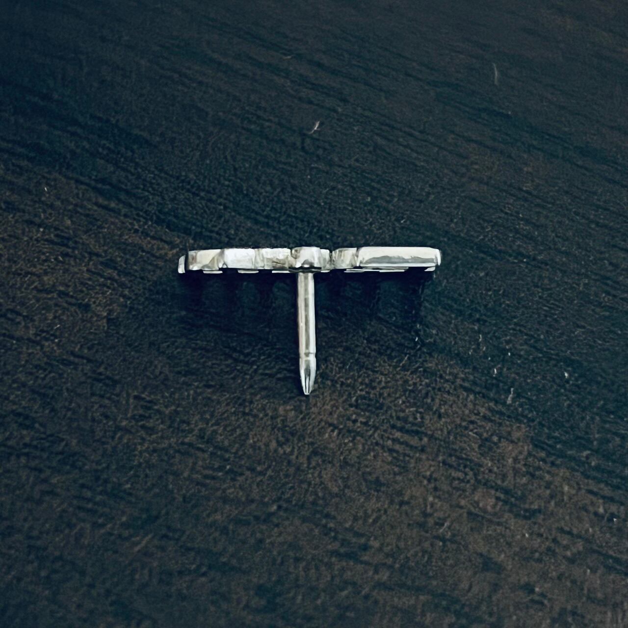 VINTAGE TIFFANY & CO. Faith Pin Badge Sterling Silver