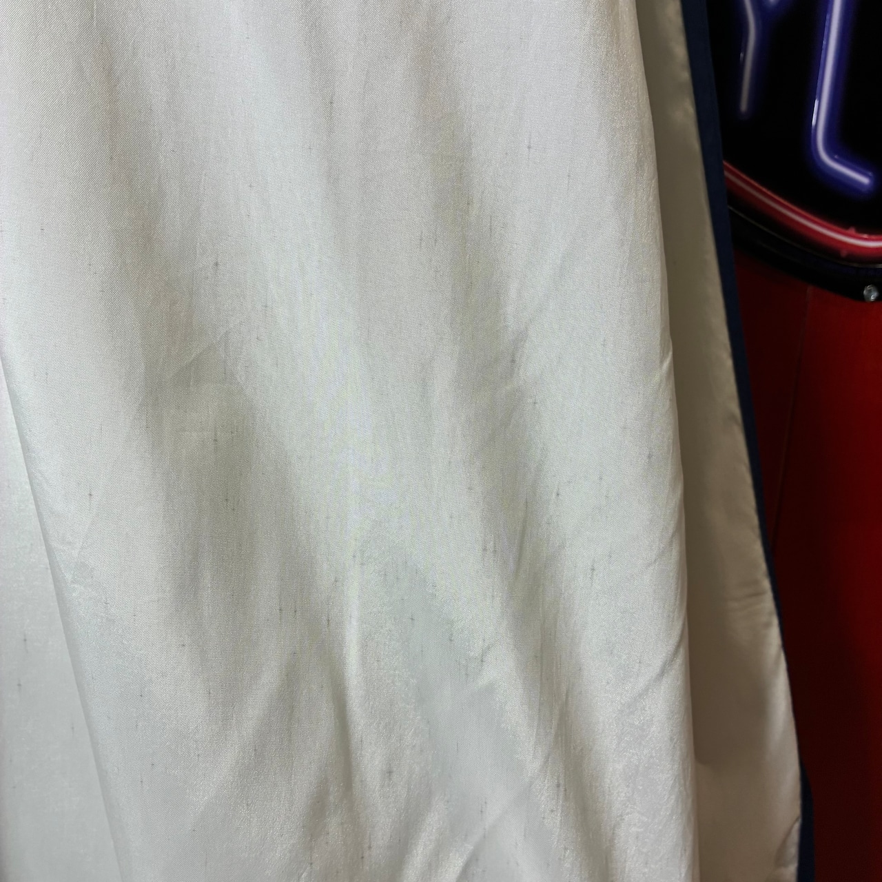 00s adidas ナイロンジャケット トレフォイル刺繍 袖ライン ホワイト