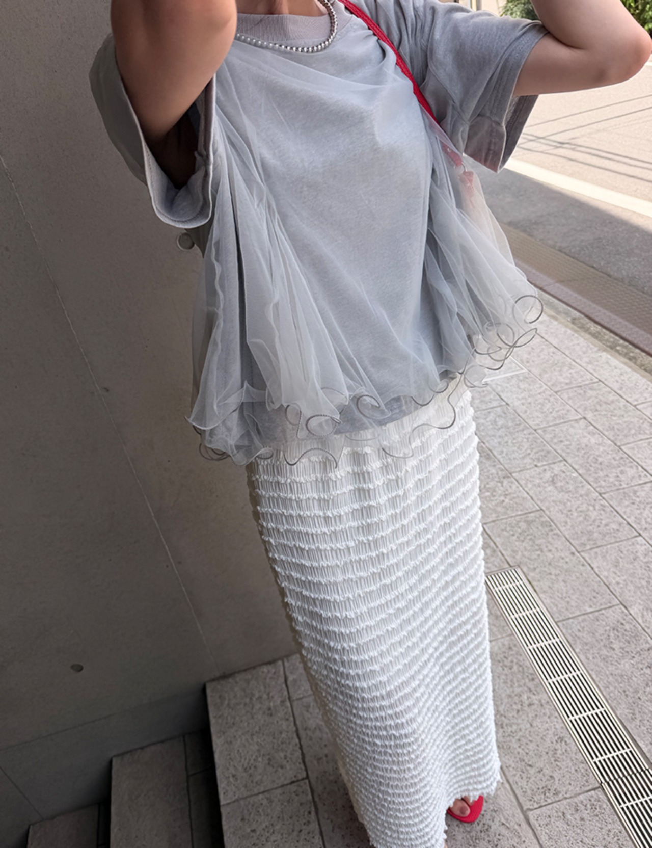【26ss】Double-tulle Tops_2colors