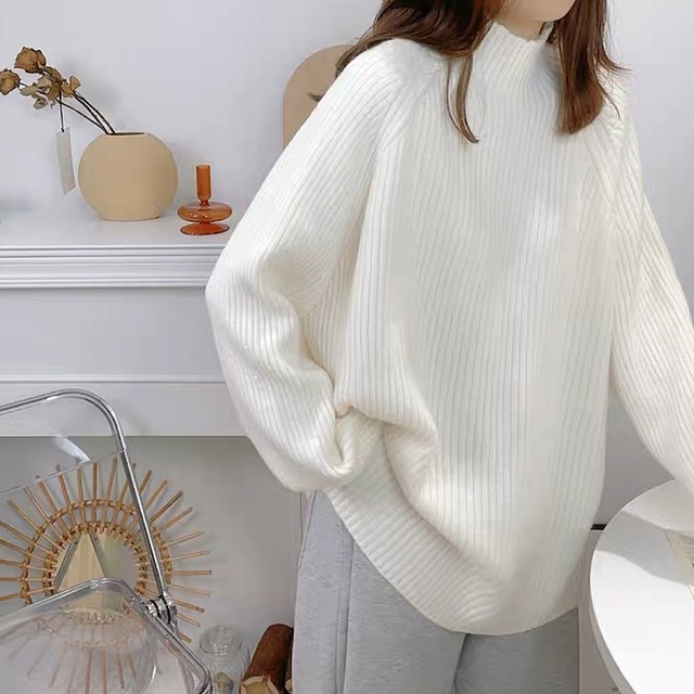 Oversized turtle knit【22AW0043】