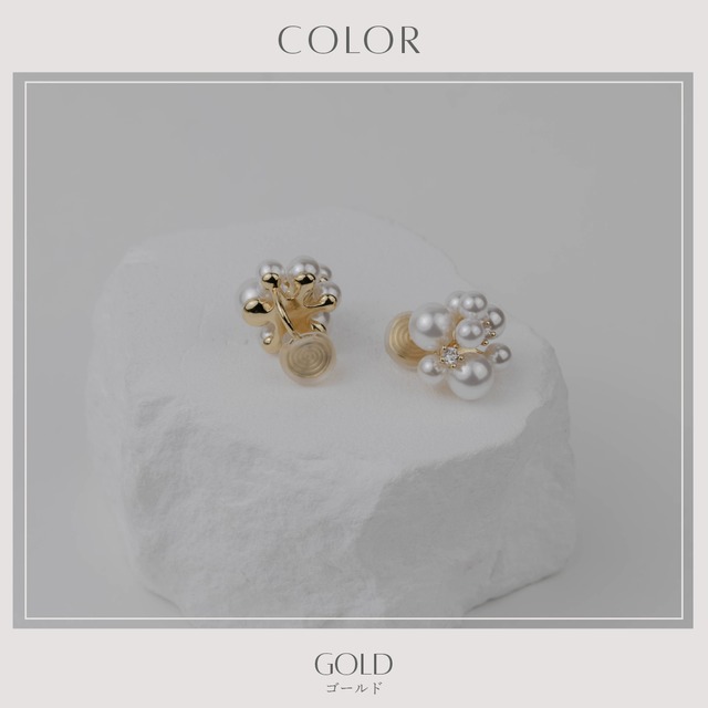 Earring/Pierce -Gold-