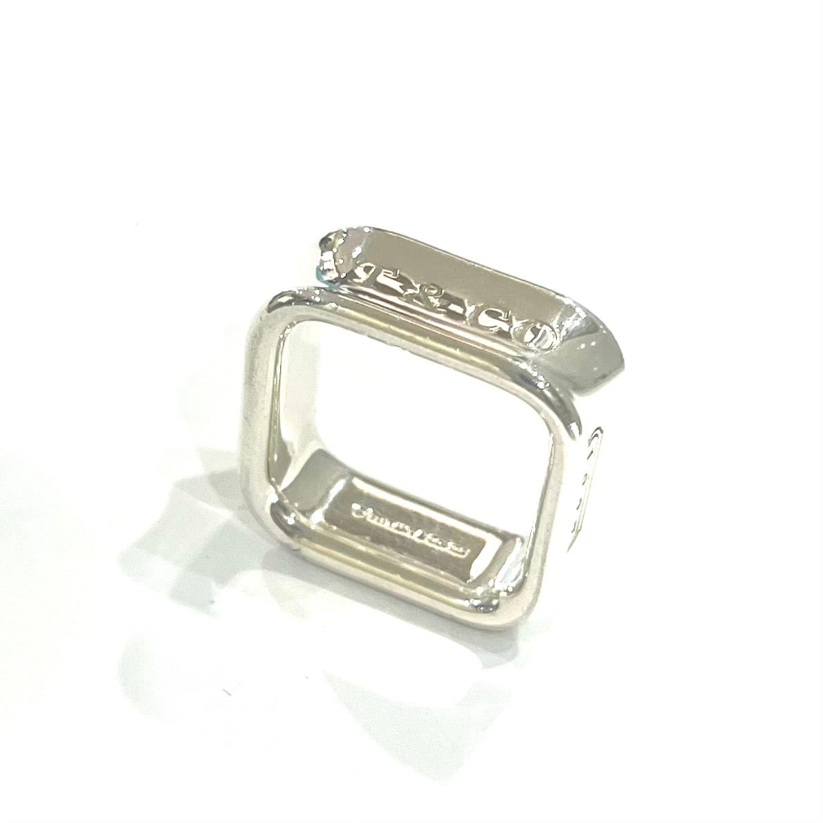 TIFFANY&CO.】【11-12号】2453 T&CO 1837 スクエアリング／シルバー925
