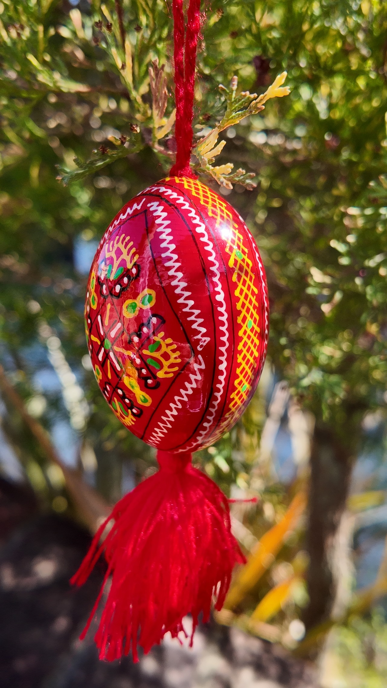 装飾用木製プィサンカ現代的なフツル様式（イースターエッグ）　 - 4