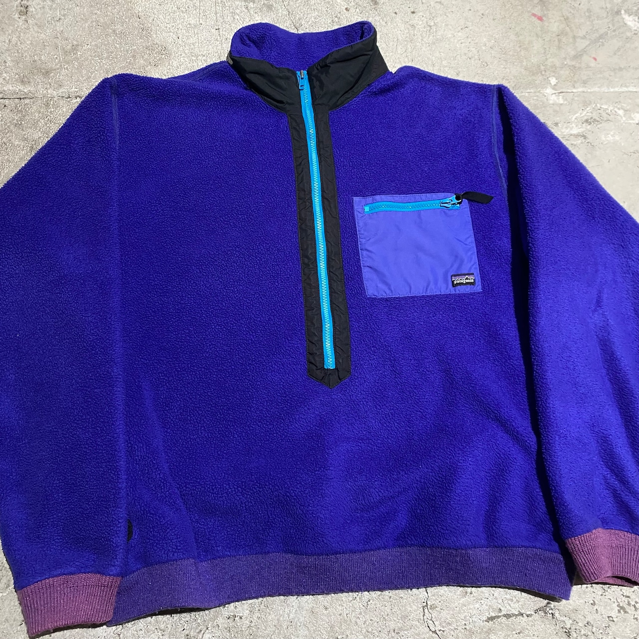 80s Patagonia / パタゴニア USA製 三角タグ ハーフジップフリース  