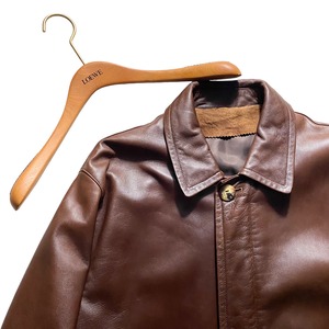 vintage LOEWE leather half coat
