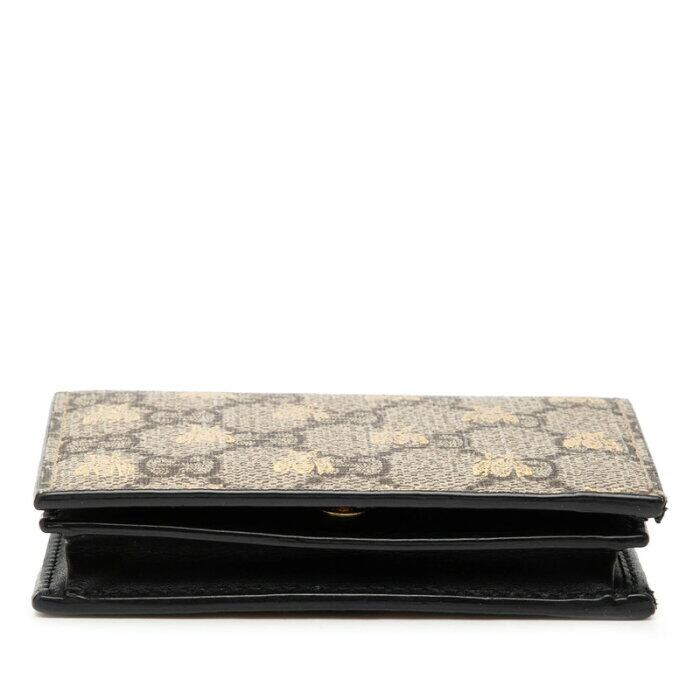 GUCCI グッチ Bee ビー スプリーム コンパクトウォレット／ミニ財布