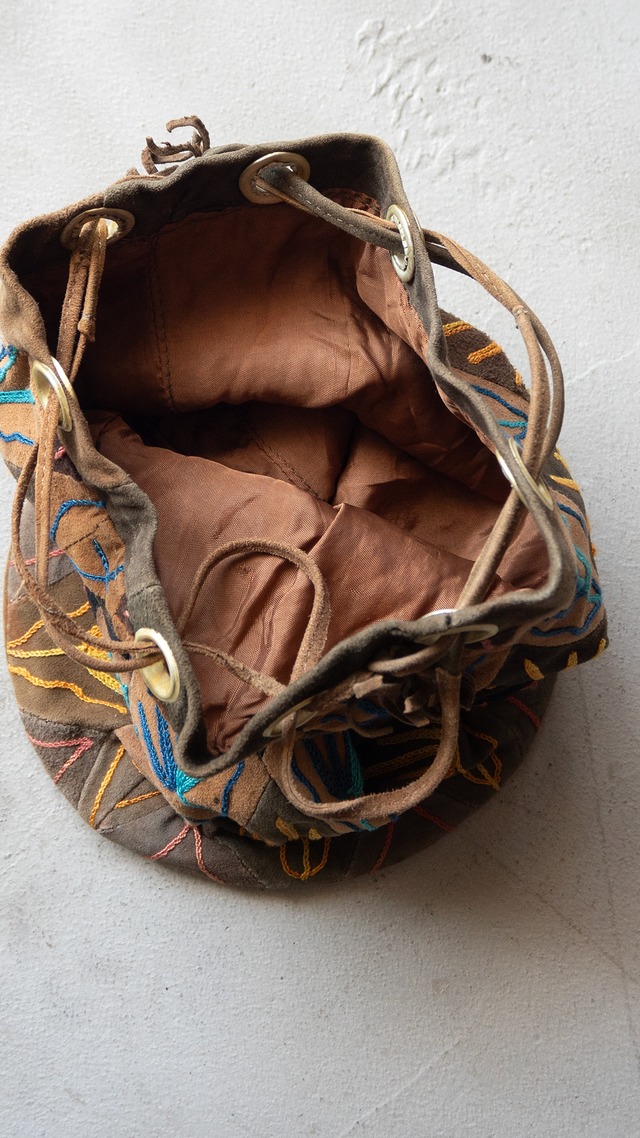 unknown used Kashmir folk art bag