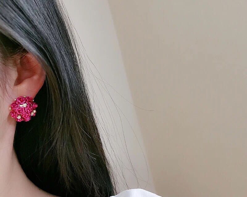 ガーデンピアス( pink / blue / purple / red )