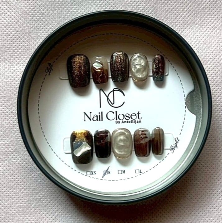 メタリックショコラエレガンス|premium ネイルチップ