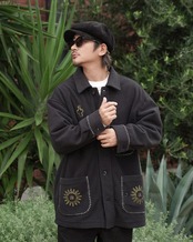 【#Re:room】CACTUS EMBROIDERY JACKET［REJ137］