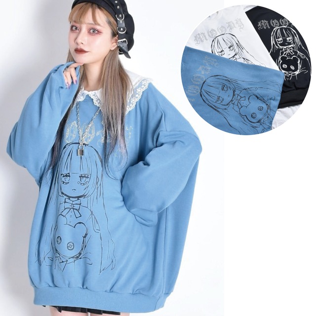 ラインストーン AZスウェット