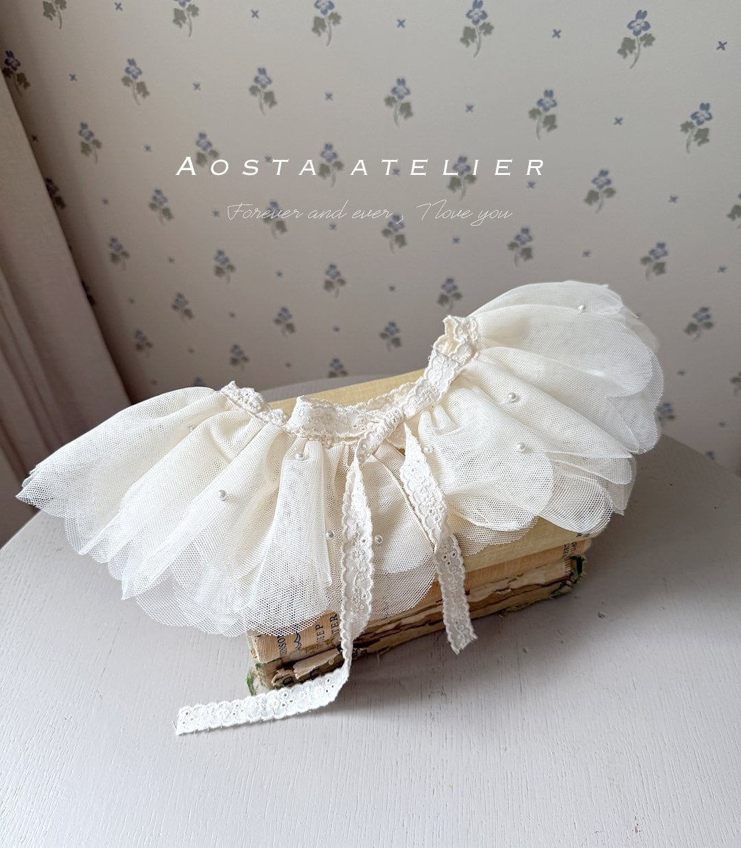 【即納】Aソフトチュールレースケープ