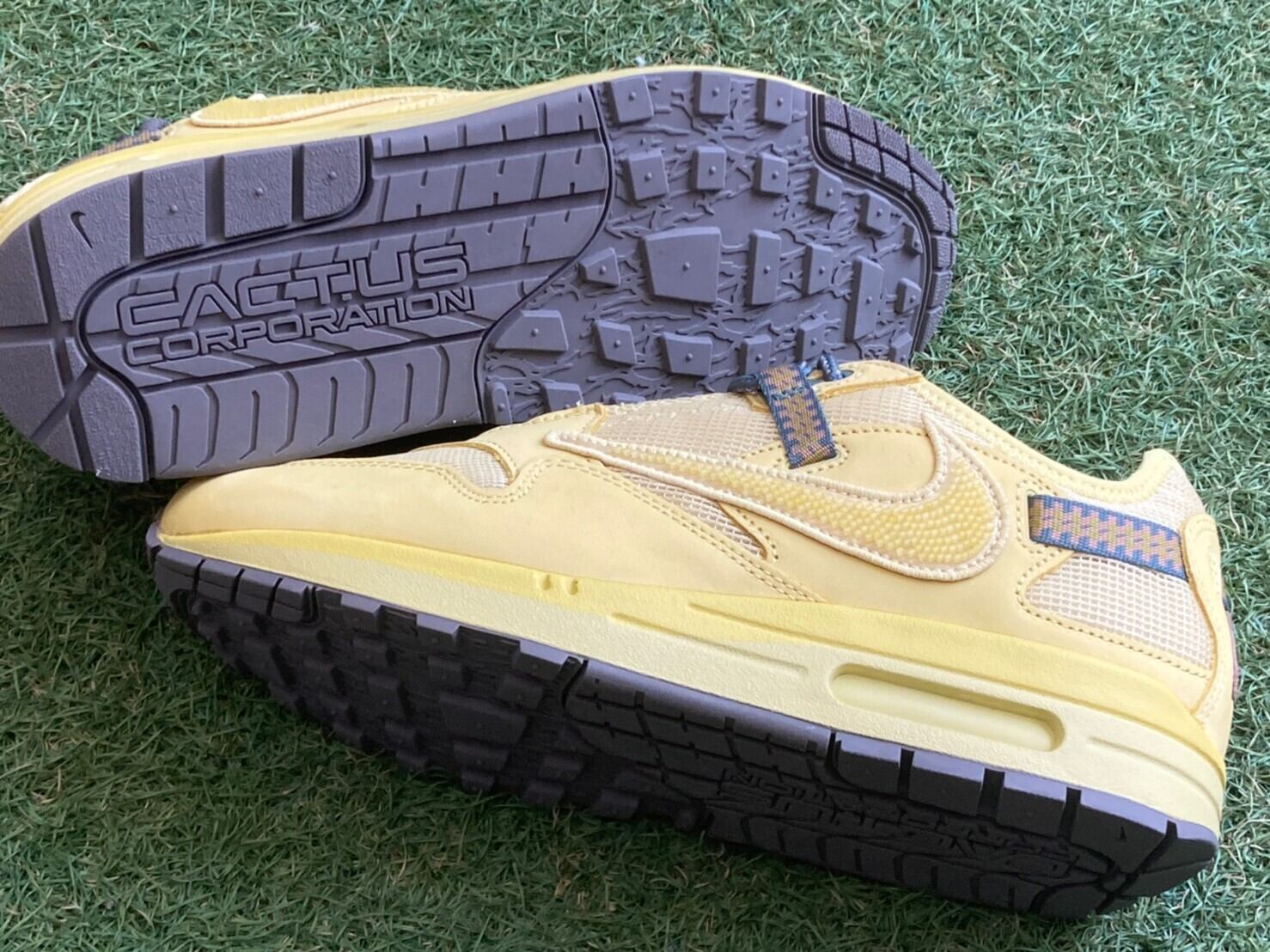 NIKE × TRAVIS SCOTT AIR MAX 1 CACT.US GOLD DO9392-700 26.5cm 16713 