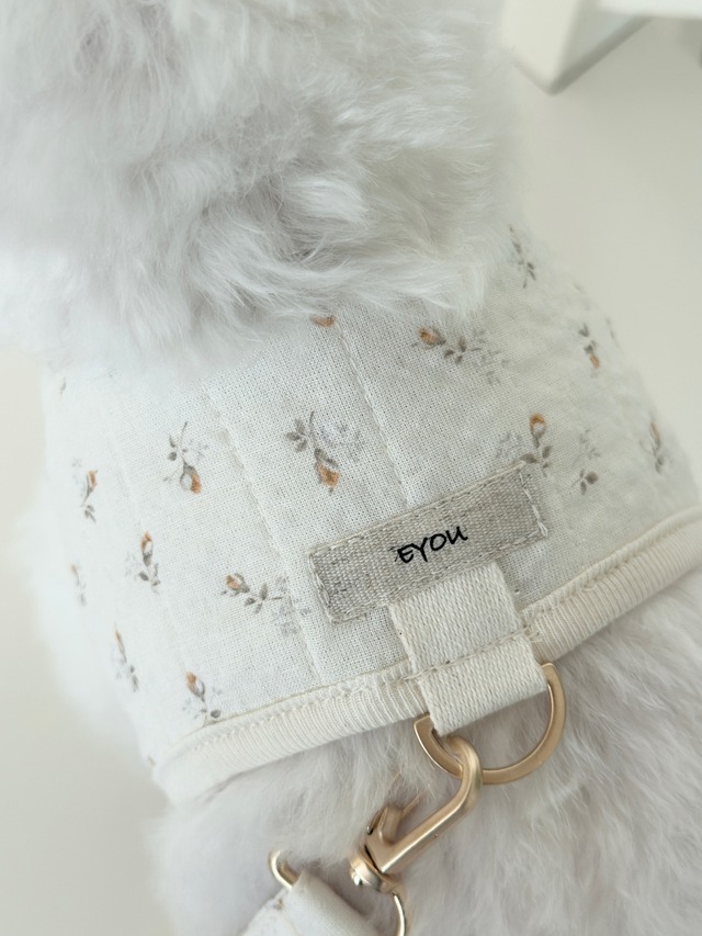 〈予約アイテム〉EYOU / ソフトデイズハーネス&リードセット - フラワー