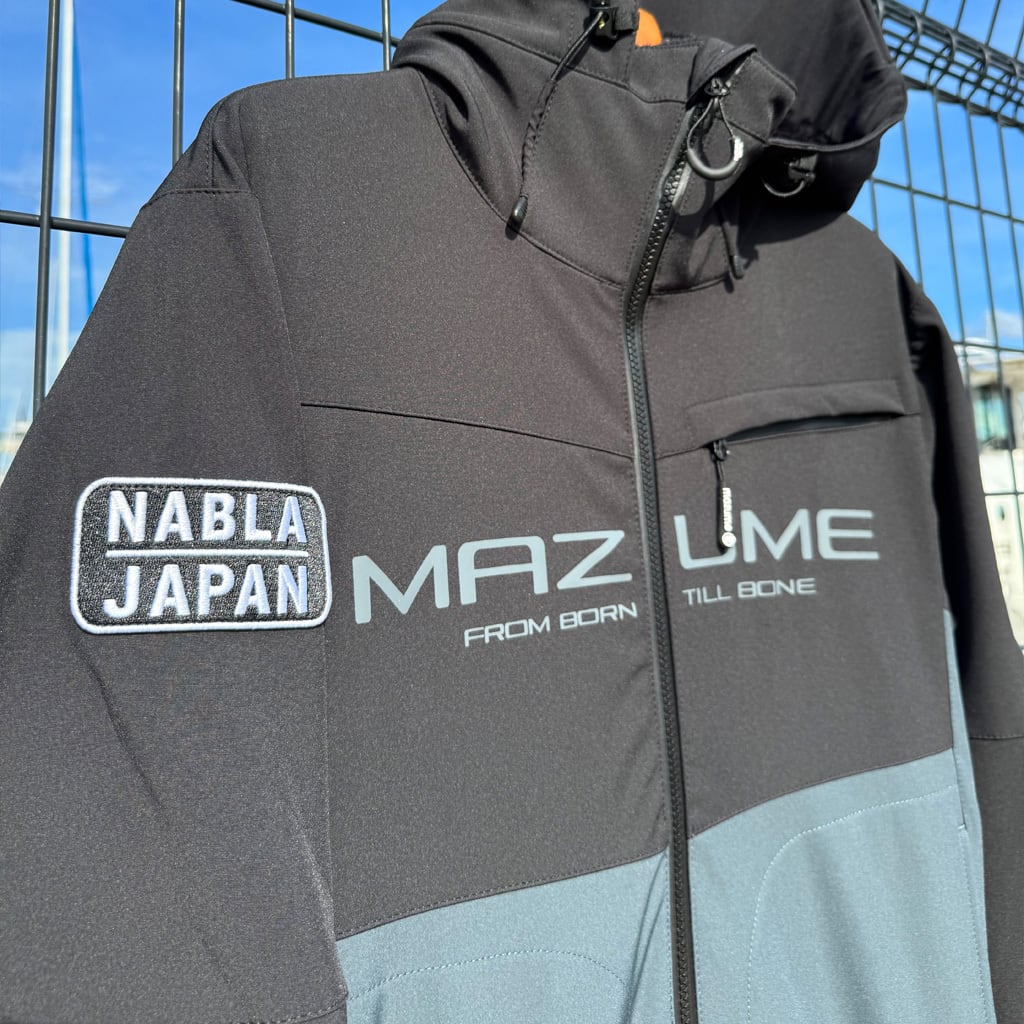 mazume×nablajapanコラボウインドカットジャケット2024 ブラック