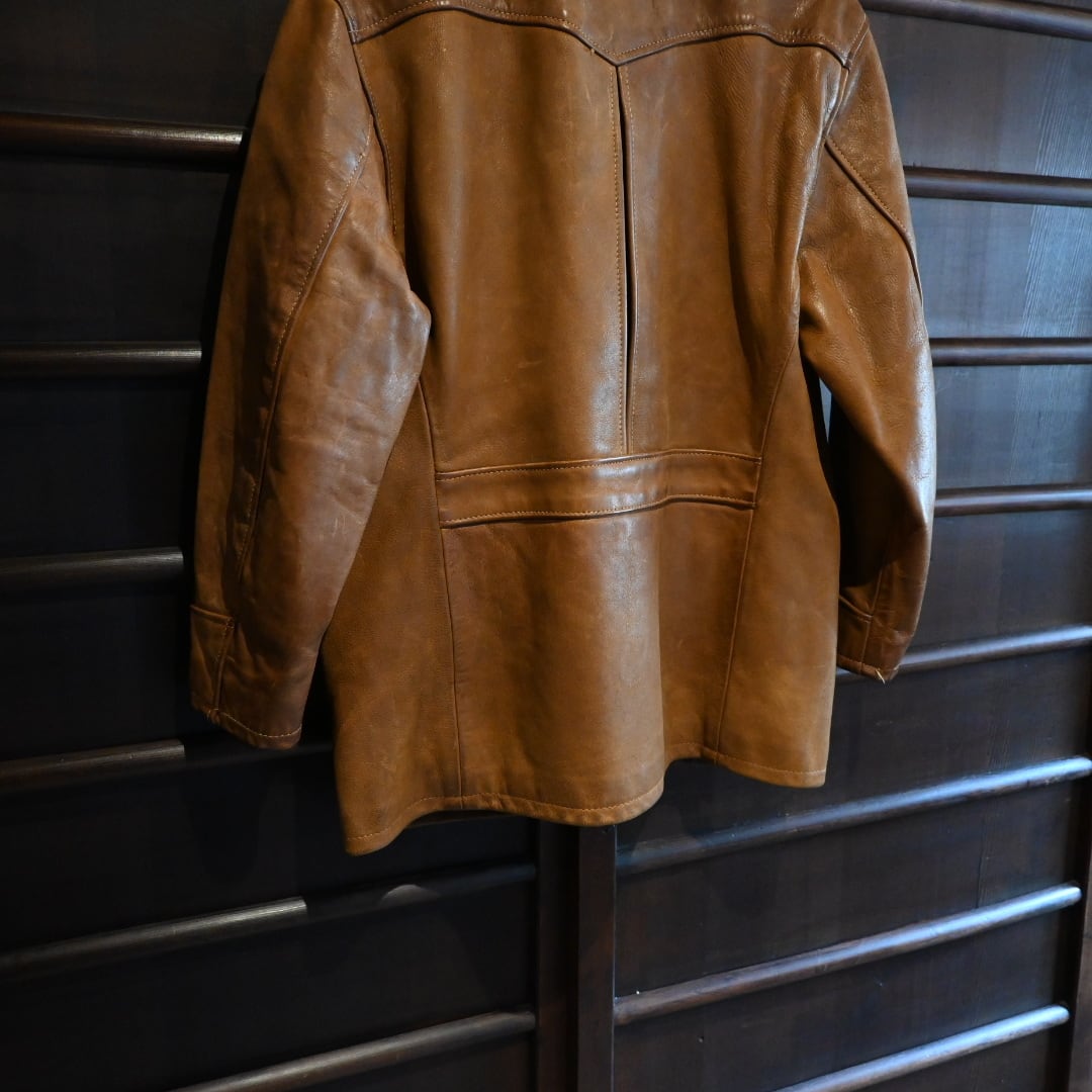 made in usa ralph lauren country vintage leather jacket583 | 【OWN