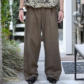 banana republic Dawson brown linen wide pants