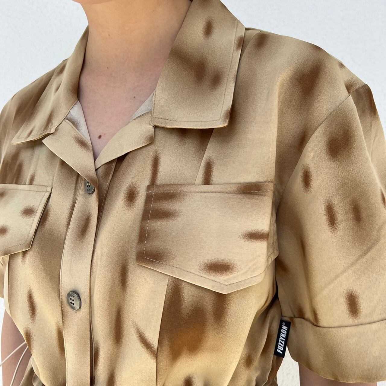 like army short Sleeve Jumpsuit_LN01195