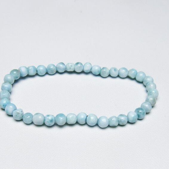 ラリマー ブレスレット 5mm 一点物 メール便可 [M便 1/10] 111-47897